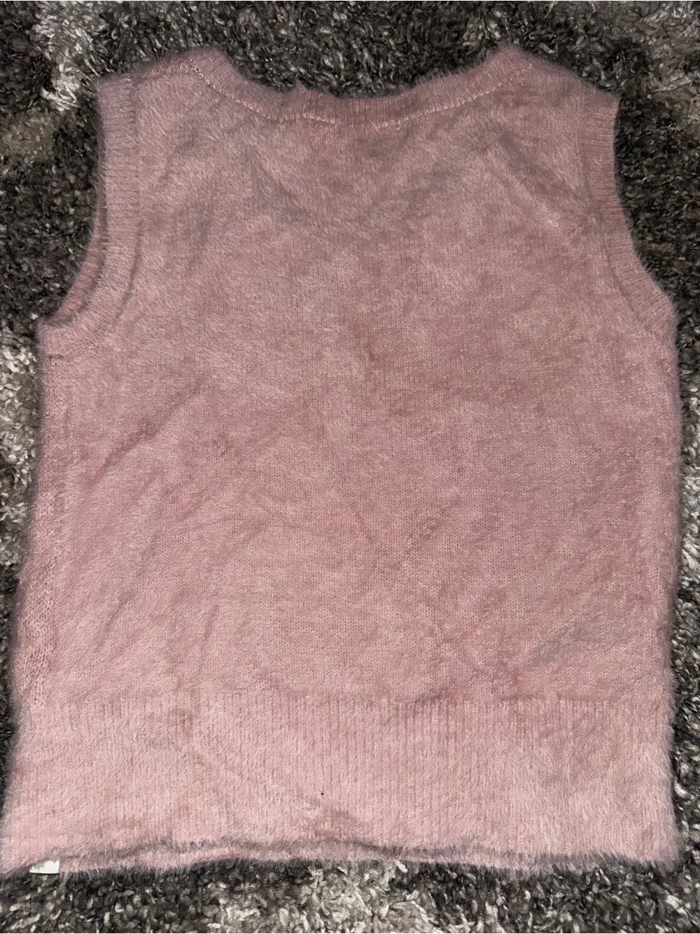 abercrombie kids Pink Argyle V-Neck Sweater Vest